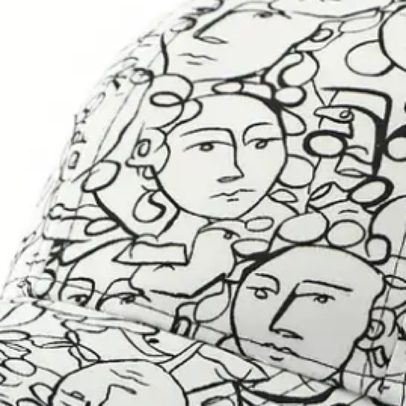 Abstract Grafitti Baseball Cap Hat - Picture 2 of 8